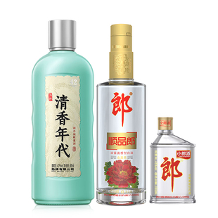 劲牌清香年代酒光瓶酒500ml郎酒红顺480顺品郎小郎酒 组合 正品