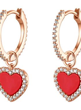 【新年礼物】【周雨彤同款】APM Monaco爱心耳钉耳环女轻奢耳饰