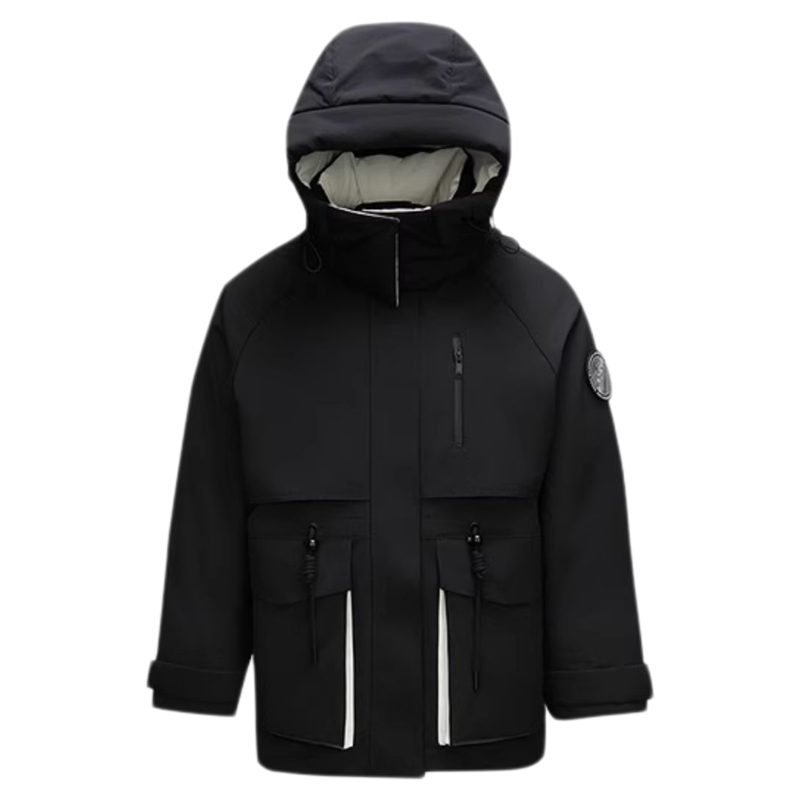 森马防油防污防雨防风羽绒服女