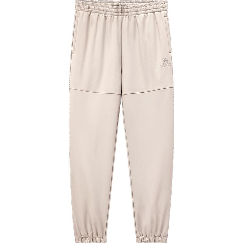 骆驼男装直筒休闲裤男2025新款秋冬加绒保暖弹力防泼水户外软壳裤