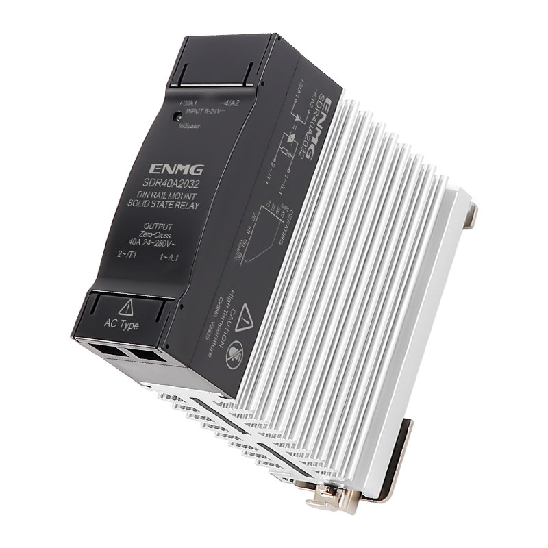 恩爵ENMG单相固态继电器SDR25A2032导轨式5V12V24V直流控交流220V