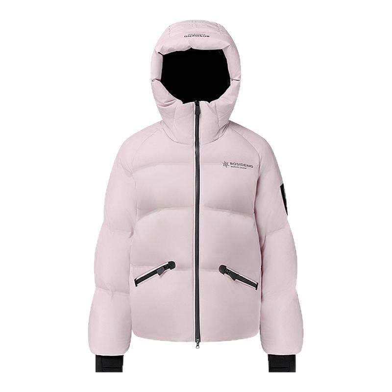 波司登2025新款冬季冰雪运动时尚潮流保暖连帽保暖短款羽绒服女