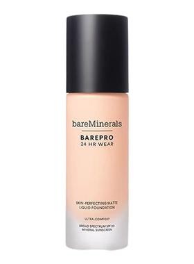 贝茗粉底液矿物粉底遮瑕持妆油痘肌养肤粉底官方正品bareMinerals
