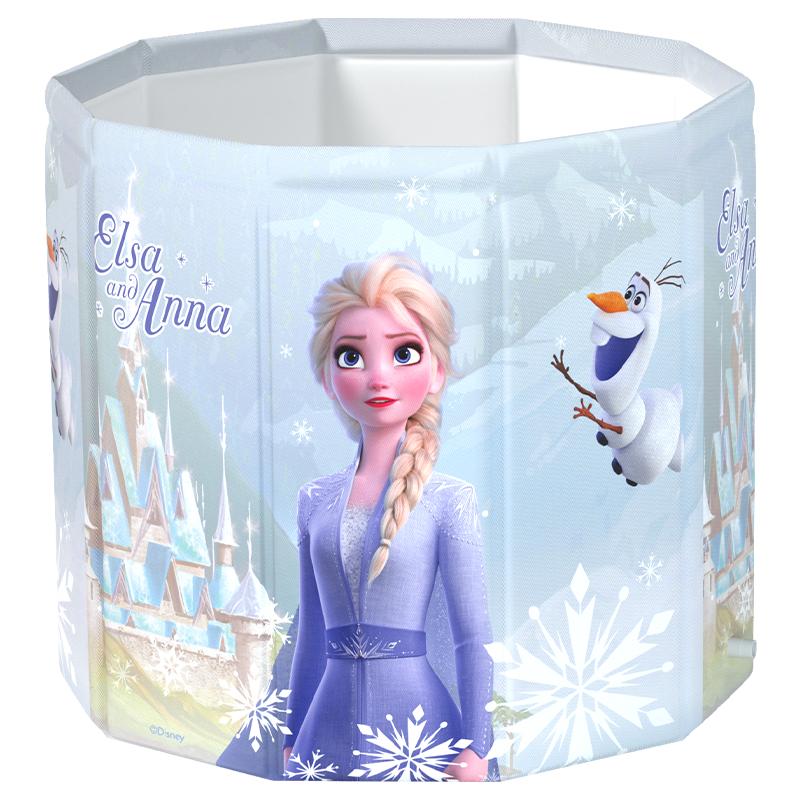 艾莎公主泡澡桶免安装洗澡盆正品