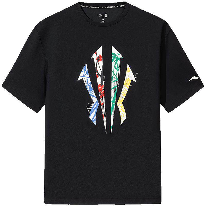 安踏凯里欧文投篮T篮球冰丝短袖男女夏季透气t恤上衣男172621109