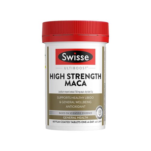 澳洲Swisse玛咖片高浓度牡蛎精雄风片补活力男性玛咖释放活力60片