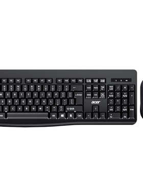 acer宏碁AK110无线键盘鼠标套装台式电脑办公笔记本USB键鼠男女