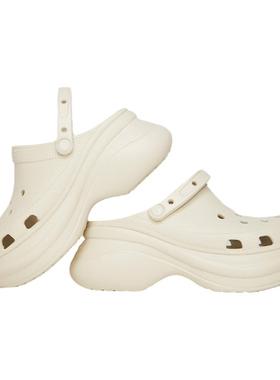 檀健次同款Crocs卡骆驰复古小鲸鱼洞洞鞋外穿厚底凉鞋女鞋|206302