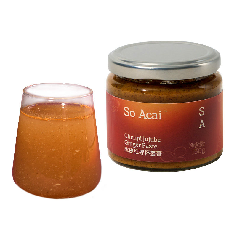 【百亿补贴】soacai姜枣膏新会东甲陈皮红枣怀姜膏茶