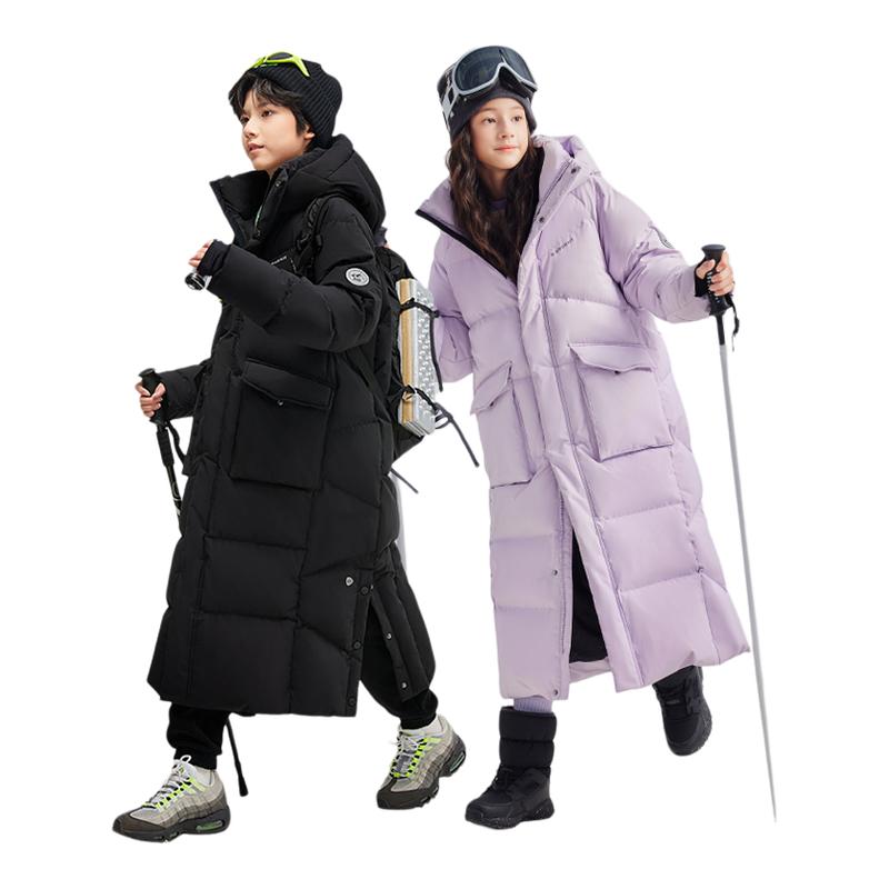 水孩儿男女童亲子加长羽绒服