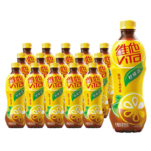维他柠檬茶500ml*15瓶装整箱批发柠檬味茶饮料夏季清爽饮料品