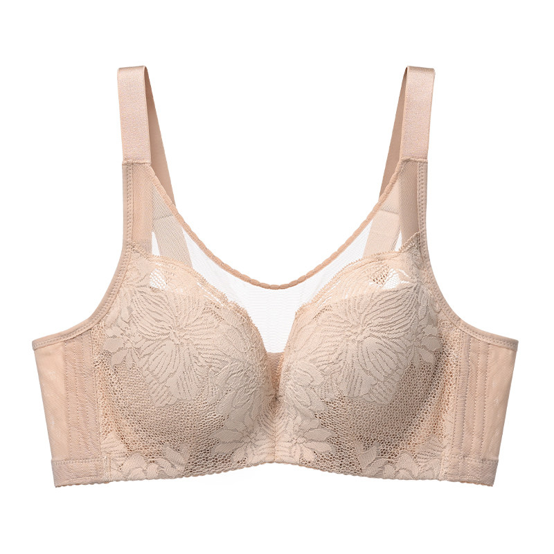 古今内衣女透气B-D杯大胸显小舒适2025新款收副乳抹胸文胸