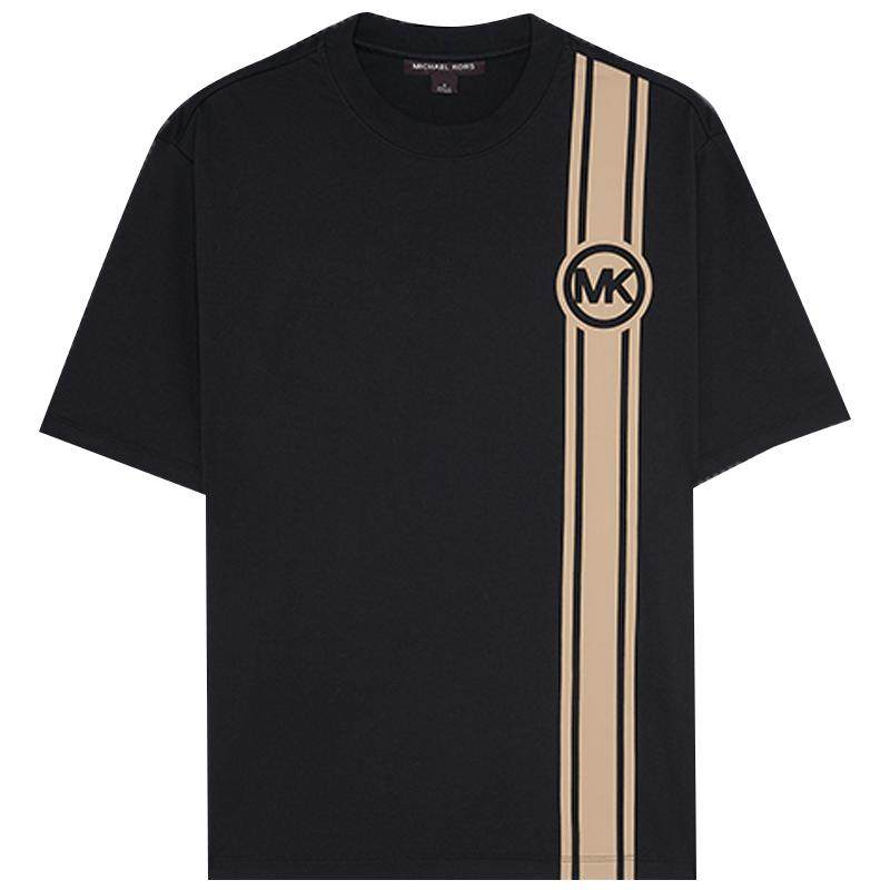 MK男士条纹T恤短款上衣