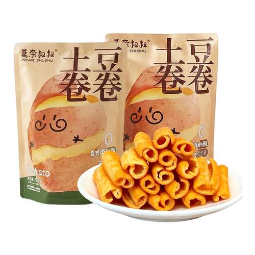 莫奈叔叔土豆卷卷牛排火鸡味薯条