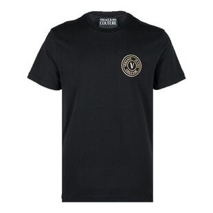 Versace/范思哲男字母logo印花全棉短袖T恤男士2025新款XY推选