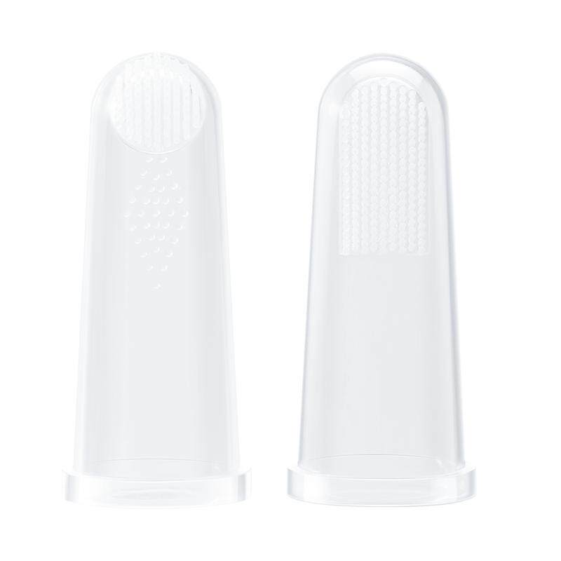 嫚熙指套牙刷婴儿硅胶手指套牙刷0—1岁宝宝乳牙刷牙齿舌苔清洁器