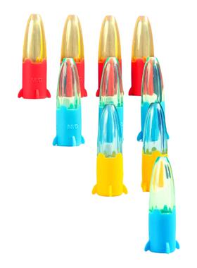 晨光文具小火箭铅笔笔帽粗细笔杆通用学生5个装/袋双控笔套笔帽铅笔延长器学生幼儿园握笔器学习用品ABT984F4