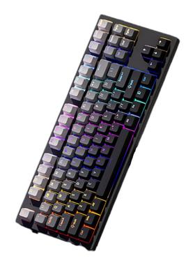 极昼正刻渐变透光键帽机械键盘PBT材质OEM高度75/87/98/104/108键