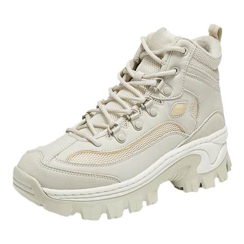 斯凯奇女鞋冬季款雪地靴蜜糕鞋加绒保暖厚底增高休闲鞋时尚冬靴