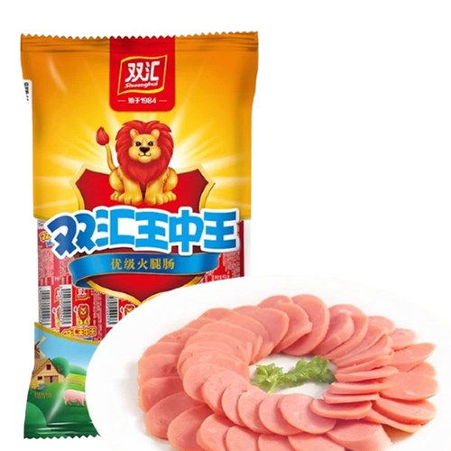 双汇王中王60g*10支优级火腿肠休闲即食泡面伴侣火腿肠-K