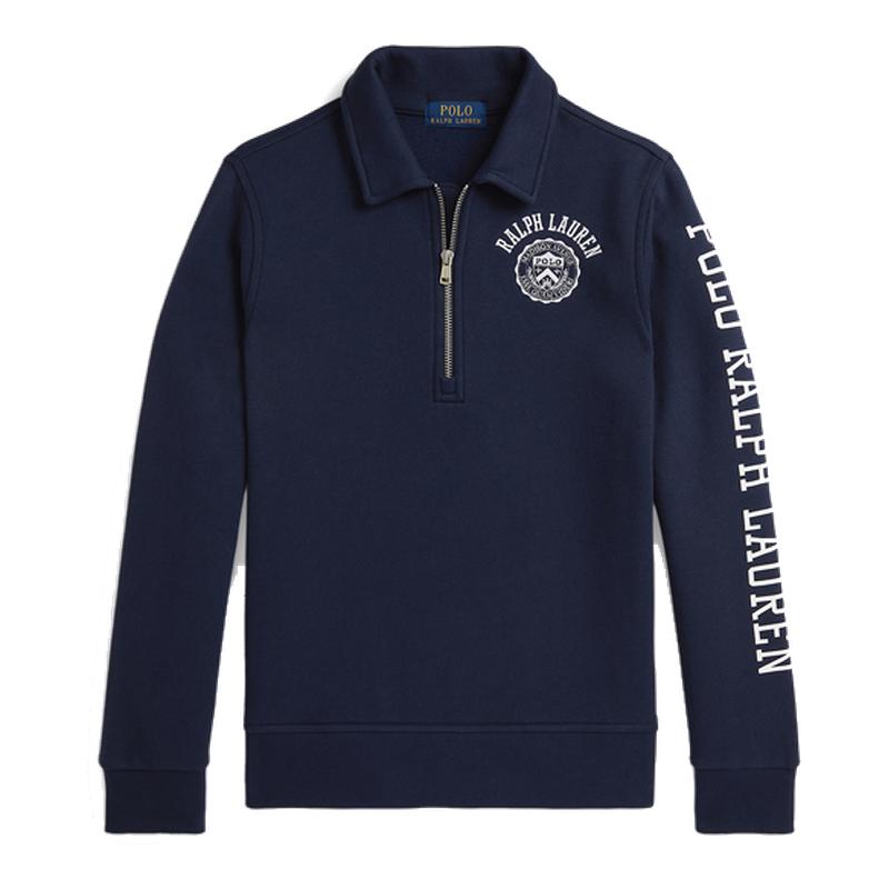 拉夫劳伦半拉链运动衫卫衣外套