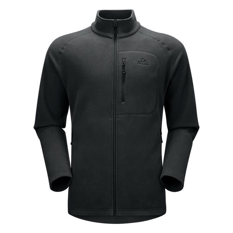 伯希和户外防风保暖抓绒外套男款