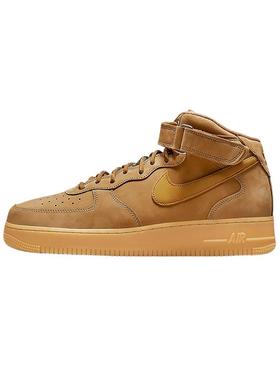 耐克秋冬男鞋AIR FORCE 1 AF1空军一号小麦色中帮运动板鞋DJ9158