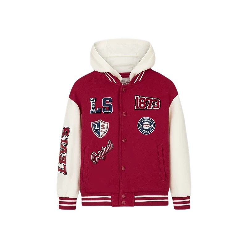 【新年红色】Levi's李维斯男女童夹克2025新品儿童外套宝宝棒球服,童装/婴儿装/亲子装,夹克/皮衣,淘宝优惠券,粉丝福利购,淘宝优惠卷