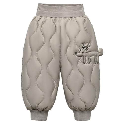 迷你巴拉巴拉羽绒裤三防高腰护肚