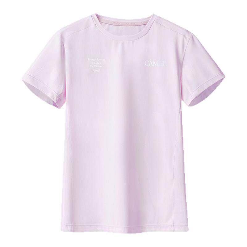 骆驼健身衣速干运动T恤女2026夏新款情侣冰感防晒圆领短袖体恤