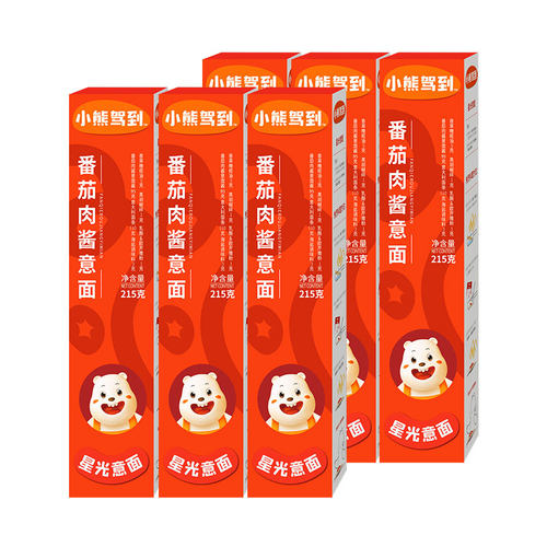 小熊驾到意面215g盒装