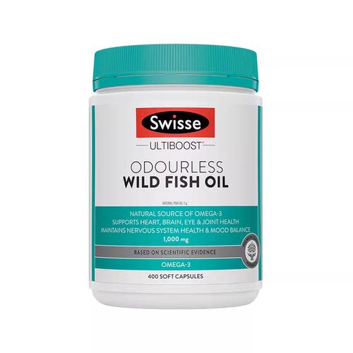 【自营】Swisse斯维诗深海鱼油欧米伽3女性鱼油胶囊1000mg 400粒