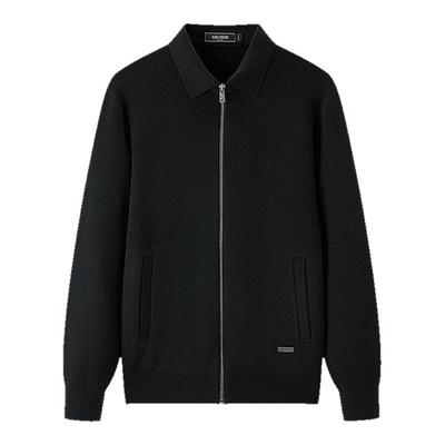 雅戈尔开衫款翻领毛衫