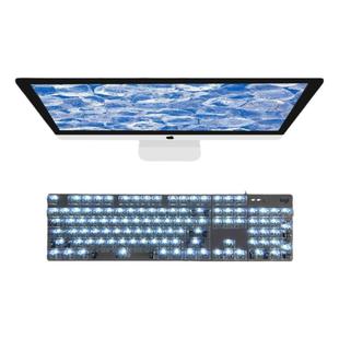 罗技k845有线透明机械键盘办公游戏电竞背光高颜值男女生青茶红轴