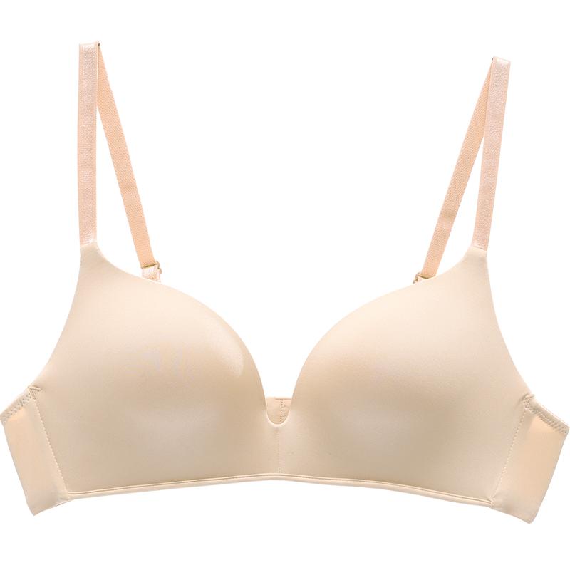 歌瑞尔光面无痕小胸聚拢文胸罩