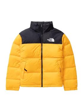 【自营】North Face北面 男士拼色设计700蓬左胸Logo羽绒服