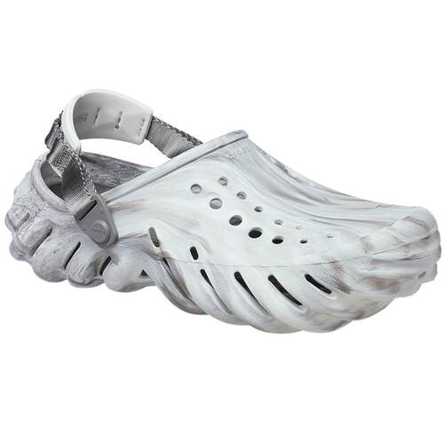 Crocs波波大理石纹洞洞鞋