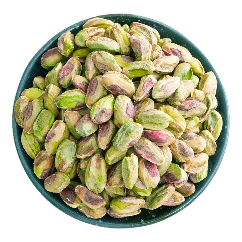 开心果仁500g罐装去壳坚果干果原味生散装盐焗熟零食烘焙大颗粒