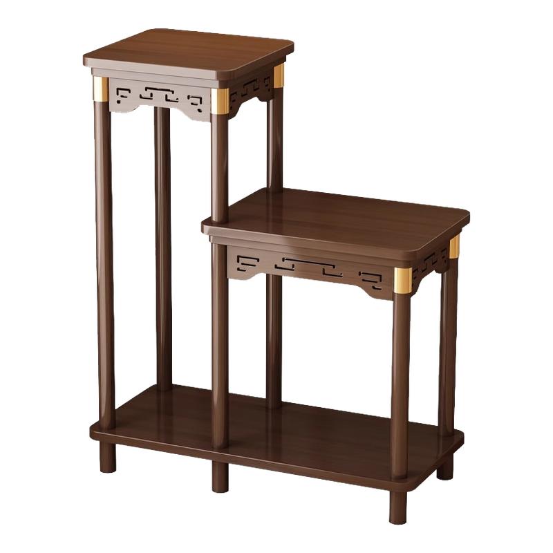 乔缇娜中式花架客厅落地式置物架