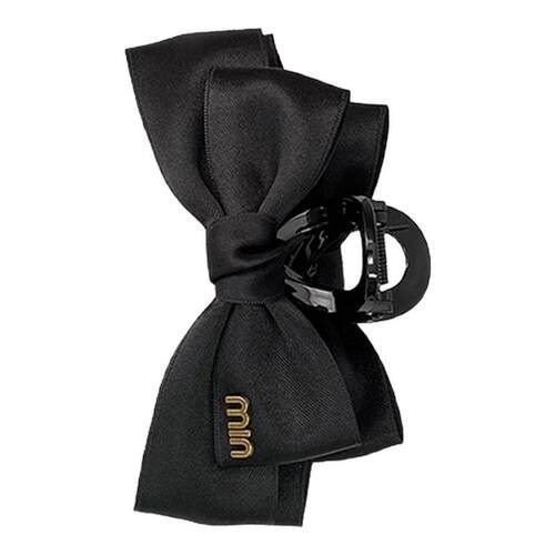 黑色蝴蝶结抓夹女2026新款爆款气质高级感小众发夹甜美鲨鱼夹发饰 - 封面