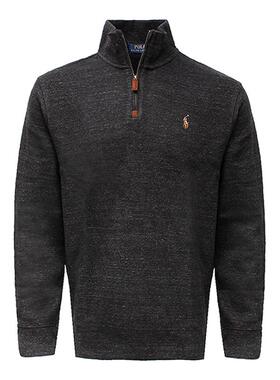 冬新款RALPH LAUREN拉夫劳伦男士针织衫半拉链保暖卫衣外套小马标