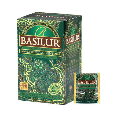 basilur摩洛哥薄荷绿茶清凉