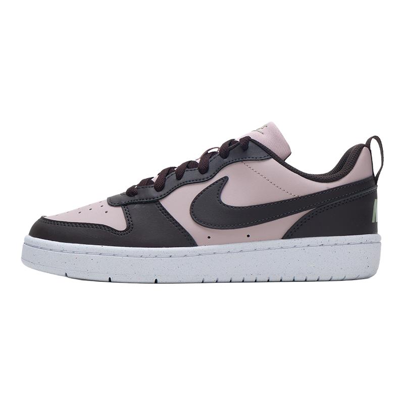 NIKE耐克女鞋休闲鞋2025秋季新款运动鞋酒红色COURT板鞋童DV5456