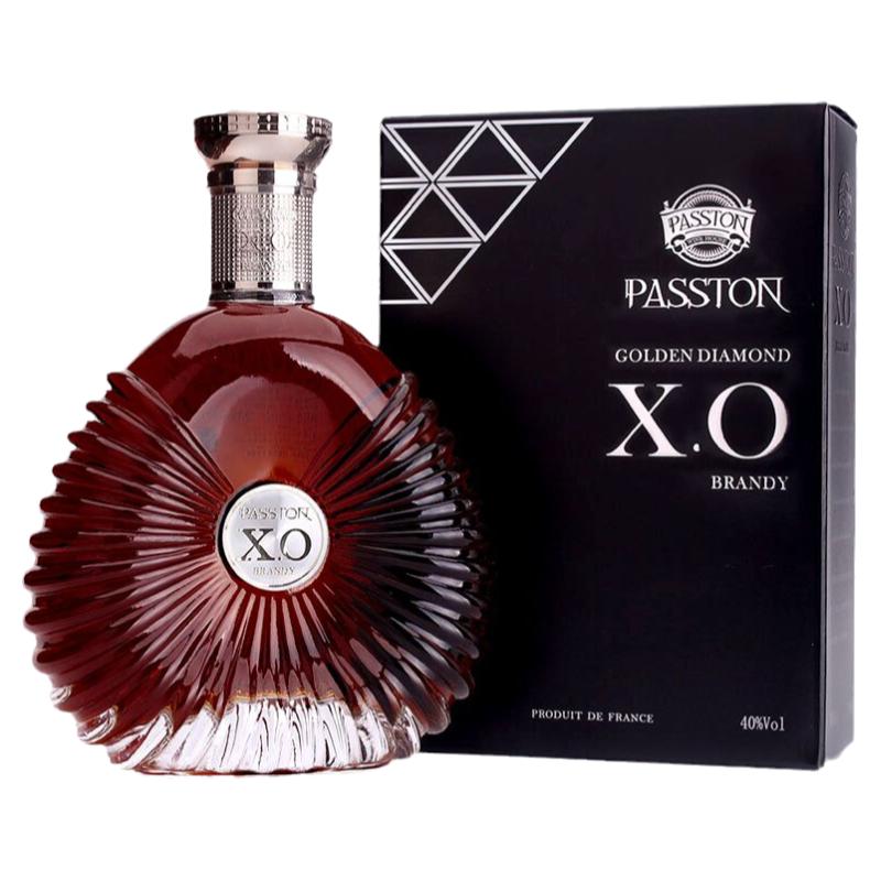 PASSTON/派斯顿 金钻法国进口XO白兰地700ml  调酒洋酒礼盒装送礼