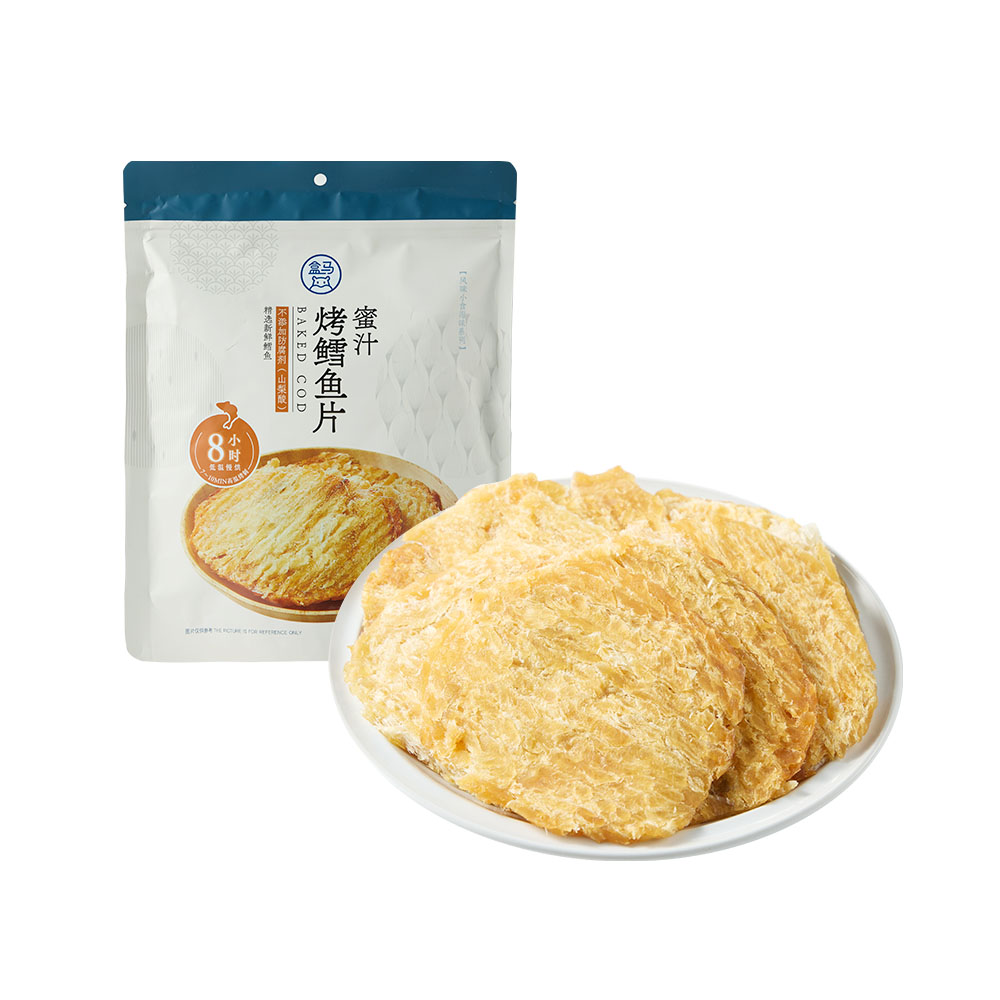 盒马蜜汁烤鳕鱼片538g