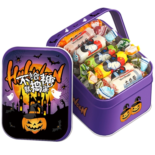 Шанхайский большой белый кролик ириска 114G 12 смешанная подарочная коробка рождественские конфеты Новые закуски