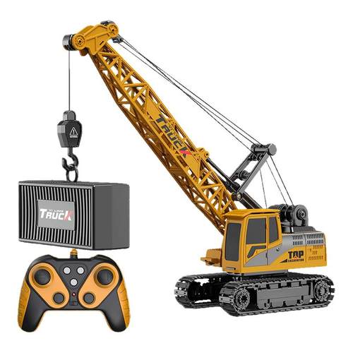 儿童合金遥控起重机吊车模型