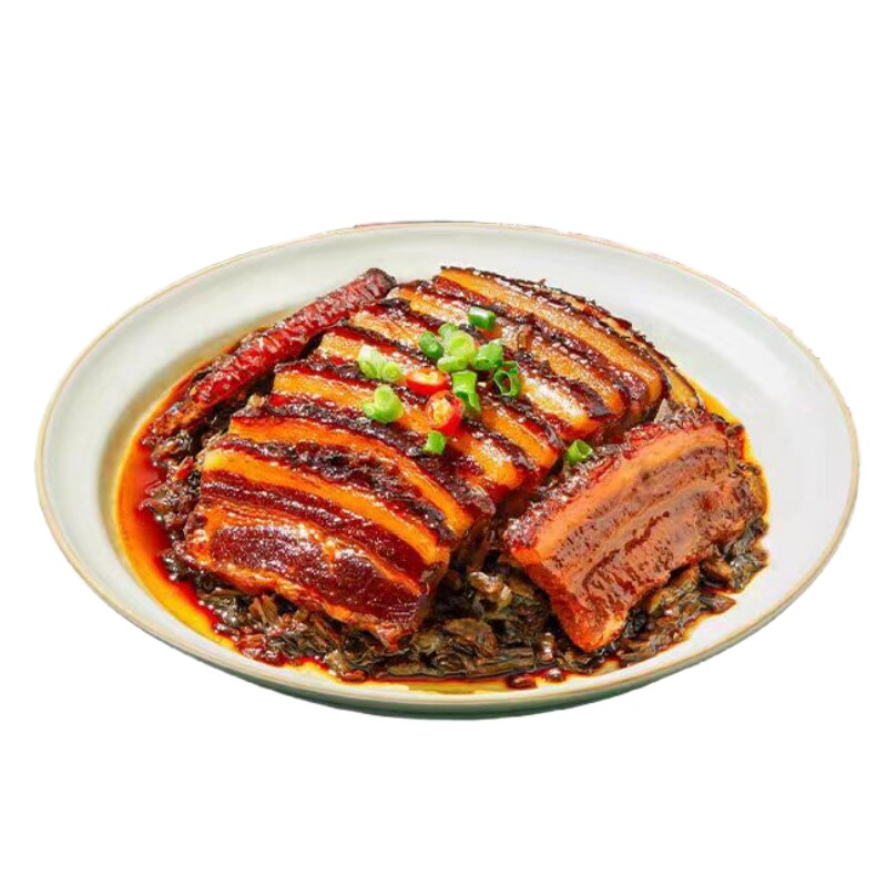 高金川菜巴蜀公社芽菜扣肉梅菜烧白家宴方便菜虎皮肉碗装加热即食