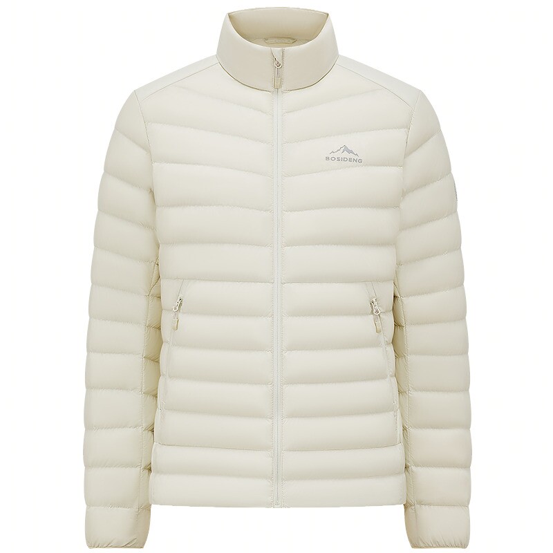 90鹅绒波司登25秋新款排骨条立领羽绒服男女短款防风外套内胆轻薄