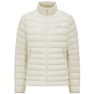 90鹅绒波司登25秋新款 防风外套内胆轻薄 排骨条立领羽绒服男女短款